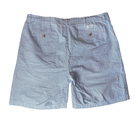 Vineyard Vines Seersucker Striped Blue Shorts Men's Size 38 Cotton - Picture 3 of 6